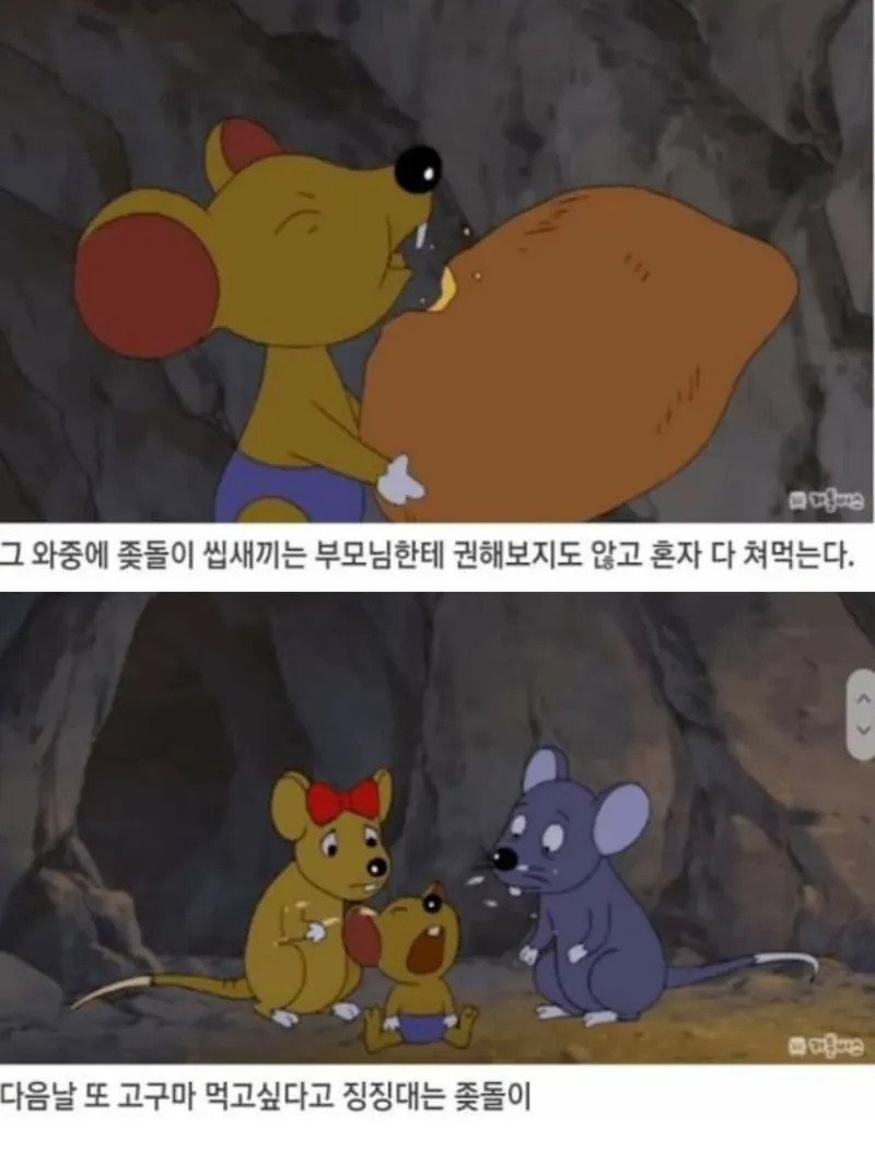 검정고무신 레전드 발암캐 좆돌이